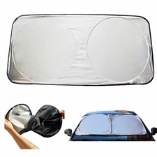 Front Rear Windshield Car Window Sun Shade Shield Cover Foldable Visor UV Block