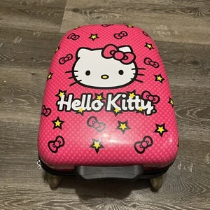 Hello Kitty by Sanrio 2014 Hard Case Roller Luggage - Picture 1 of 16