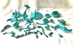 Saint Seiya CDZ Myth Cloth : Lot pièces Totems bleus verts Dragon. V3 ? - Imagen 1 de 10