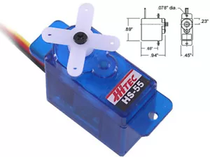 Hitec HS-55 Economy Feather Sub Micro Servo HS55/55 - Picture 1 of 1