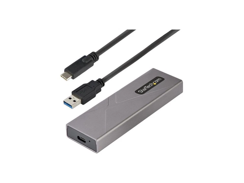 StarTech USB-C 10Gbps to M.2 NVMe or M.2 SATA SSD Enclosure M2USBCNVMESATA - Image 1 of 4