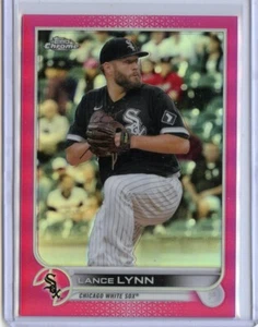 Refractores magenta cromados Topps 2022 #60 serie Lance Lynn #287/399 - Imagen 1 de 1