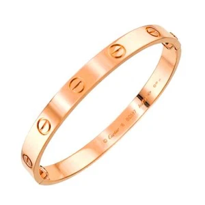 Cartier Love Bracelet Bangle 18K Pink Gold 750 Size16 90257717 - Picture 1 of 8