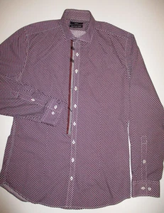NEW CALIBRE AUS DESIGNER MENS COLOURFUL ITALIAN COTTON SHIRT LGE SLIM - Picture 1 of 3