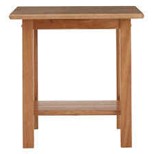 Square Side Table Charming Addition Practical Everyday Useful Natural Colour
