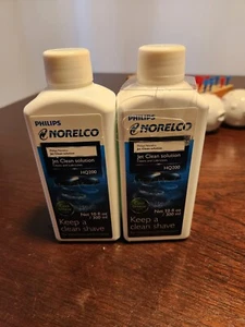 (2) New Philips Norelco HQ200 Jet Clean Solution Cool Breeze 10 oz Each - Picture 1 of 2