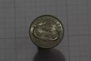 🧠🇸🇨 SEYCHELLES 1 RUPEE 1954 HIGH GRADE B63 #6521 - Picture 1 of 2
