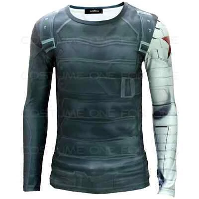The Winter Soldier Captain Amercia 2 II T shirt Tee Cosplay Costume - Image 1 of 4