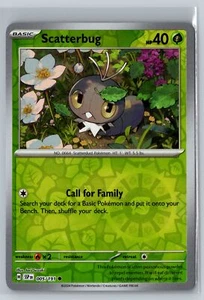 Pokemon Surging Sparks #005/191 Scatterbug Reverse Holo - Picture 1 of 2