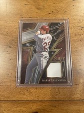 2023 Panini Select Rafael Palmeiro Sparks Jersey Patch Texas Rangers