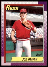 1990 Topps Joe Oliver Baseball Cards #668