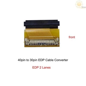 Laptop EDP LCD Screen 40pin to 30pin Connector Converter Cable Adapter 2 Lanes - Picture 1 of 5