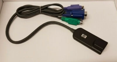 HP PS2 RJ-45 KVM Interface Adapter Cable 396632-001520-290  - Image 1 of 4