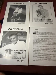 2004s Bill Anderson Whisper 3 Yearbooks  country music family-owned - Picture 1 of 7