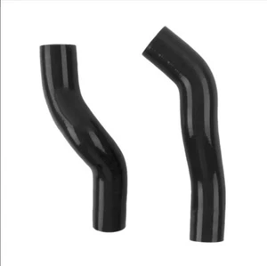For Mazda RX-7 12A 1983-1985 3 Ply 1984 Silicone Reinforced Radiator Hose Black - Picture 1 of 9
