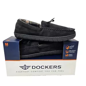NUEVAS zapatillas sin cordones de espuma viscoelástica negras Dockers para hombre talla mediana (8-9) - Imagen 1 de 9