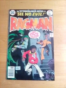 Ragman #3 DC Comics Bronze Age 1977 "See No Evil" Joe Kubert Cover  - Picture 1 of 6