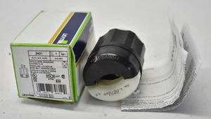 Leviton Grounding Locking Plug 20 AMP 250V 3 Pole 4 Wire NEMA L15-20P 2421 - Picture 1 of 6