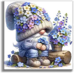 Gnome Diamond Art Kits for Adults, 5D Gnome Diamond Painting Kits for Beginners, - Picture 1 of 9