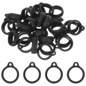 50 pièces anneaux de gadget anti-perte lanière en silicone antidérapante doigt téléphone corde à suspendre - Photo 1 sur 9