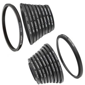 18x Camera Lens Filter Adapter Step Up Down Ring 37 49 52 55 58 62 67 72 77 82mm - Picture 1 of 7