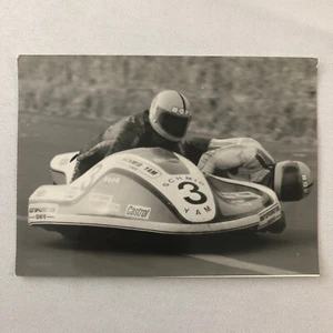 Vintage Motorcycle Racing Photo Photograph Print Germany Sidecar Side Car - Picture 1 of 8