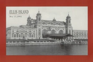 #UX165 19c Ellis Island  Postal Card First Day Ceremony  Prog w/FDC - Picture 1 of 1
