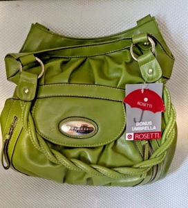 borsa a mano verde felce Rossetti nuova con etichette - Foto 1 di 9