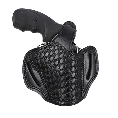 Pusat Holster Taurus 692 Revolver 2.5 inch Leather Basket Weave Belt Holster - Image 1 of 4