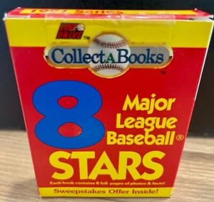 1991 Line Drive Sealed Collect-A-Books 8 Major League Baseball Stars Set - Picture 1 of 4
