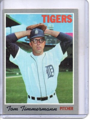 1970 TOPPS #554 TOM TIMMERMANN DETROIT TIGERS (ROOKIE CARD) - Image 1 of 2
