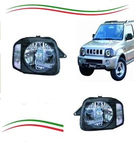 SET 2 FARO FANALE PROIETTORE ANTERIORE PER SUZUKI JIMNY DA 2000 H4 REG ELETTRICA - Imagen 1 de 2