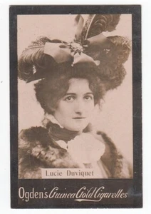 Ogden's Guinea Gold Base I List IB #197 Lucie Duviquet - Picture 1 of 2