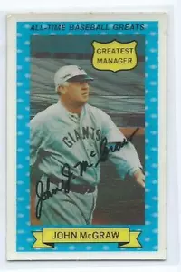 John McGraw 1970 Xographs Rold GOld Grandi di tutti i tempi #3 Hall of Famer - Foto 1 di 1