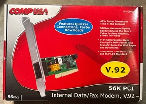 Modem Internal PCI 56K V.92 Data/Fax Modem - Picture 1 of 2
