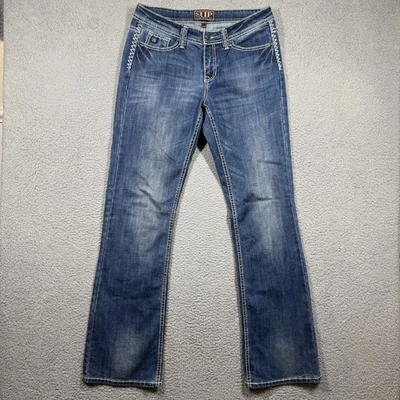 Cowgirl Up Jeans Womens 31/36 Indigo Cotton/Spandex Western Bootcut CGJ30602 - Image 1 of 4