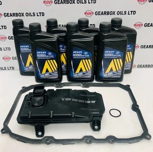 FOR AUDI Q7 0C8 AUTOMATIC GEARBOX GASKET FILTER AISIN OEM ATF TYPE OWS OIL KIT - Picture 1 of 7