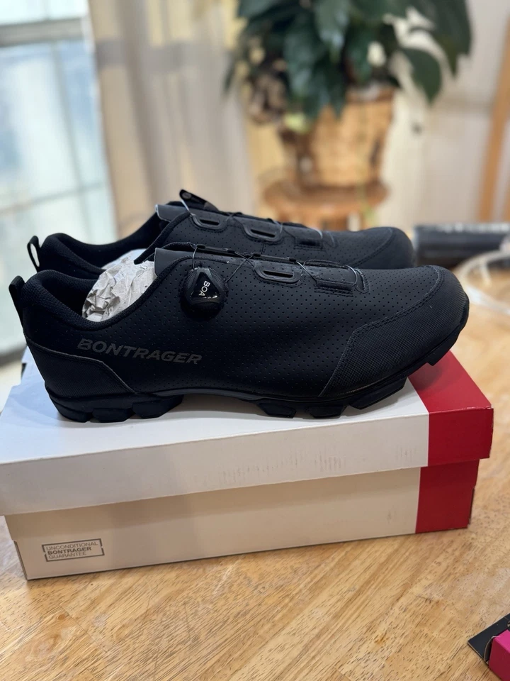 Zapatos de bicicleta de montaña Bontrager Evoke EU 47 US 14 Trek negros Foto 1 de 4