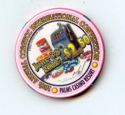 2.50 Chip from the Palms Casino Las Vegas Nevada 10th Convention - Image 1 of 2