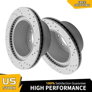 8-Lugs Rear Drilled Disc Brake Rotors for Dodge Ram 1500 2500 3500 2003-2008 - Bild 1 von 6