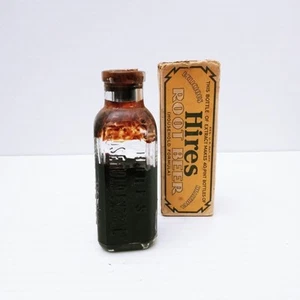 Hires 1929 Root Beer Extract Cork Lid Original Box Vintage - Picture 1 of 13
