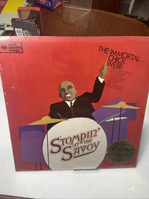 The Immortal Chick Webb LP Stompin' At The Savoy CBS  NEW Old Stock SEALED - Image 1 of 4