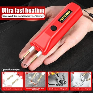 Plastic Welder Kit Soldering Hot Stapler Bumper Repair Welding Gun Staples jiqz - Picture 1 of 8