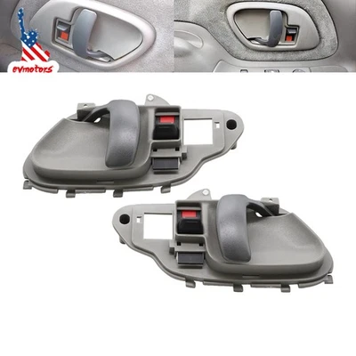 Interior Door Handle For 1995-2000 Chevrolet C1500 Front LH and RH Gray Inside Foto 1 de 4