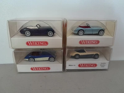 WIKING Konvolut Austin Healey 3000 #816: 0623, 0723, 0824 + 081609 1:87/H0-OVP - Bild 1 von 4