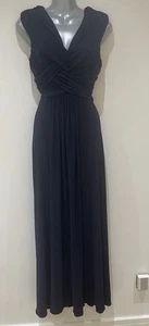 Phase Eight Maxi Navy Dress Size 10 Uk Excellent Condition - Picture 1 of 8