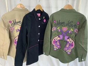 LIEBLINGSSTÜCK® Field Jacket, 1/1-Arm Hemdkragen Knopfleiste Stickerei am Rücken - Bild 1 von 1
