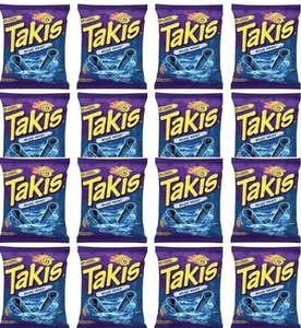 Takis Blue Heat Hot Chilli Corn Chips 55g Bag x 21 - Picture 1 of 1