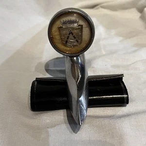 1957 Ford Ranchero Hood Ornament OEM FOMOCO BAC-15851-A Restore Rat Rod  - Picture 1 of 16