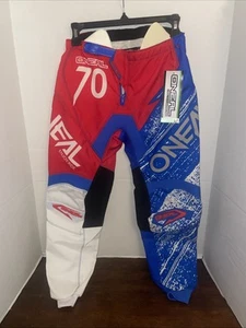 O'Neal Motocross Element Series Youth Red/Blue Racing Pants, Sz 12/14 - Imagen 1 de 6